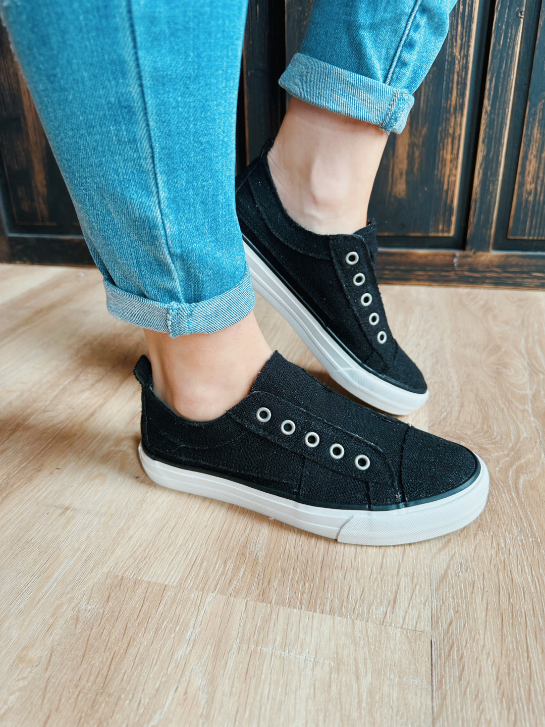 Gypsy Jazz Playful Shine Black Sneaker