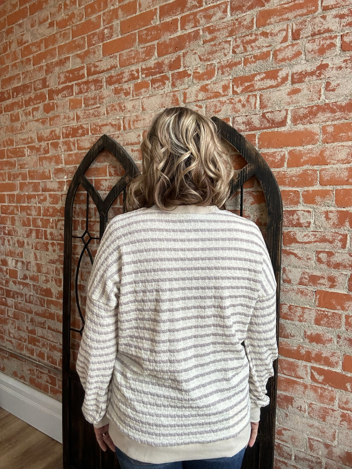 A Good Example Striped Long Sleeve-2 Colors