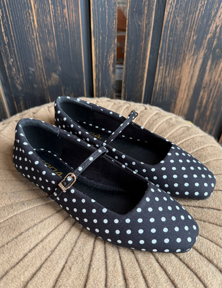 Kianna Polka Dot Flats