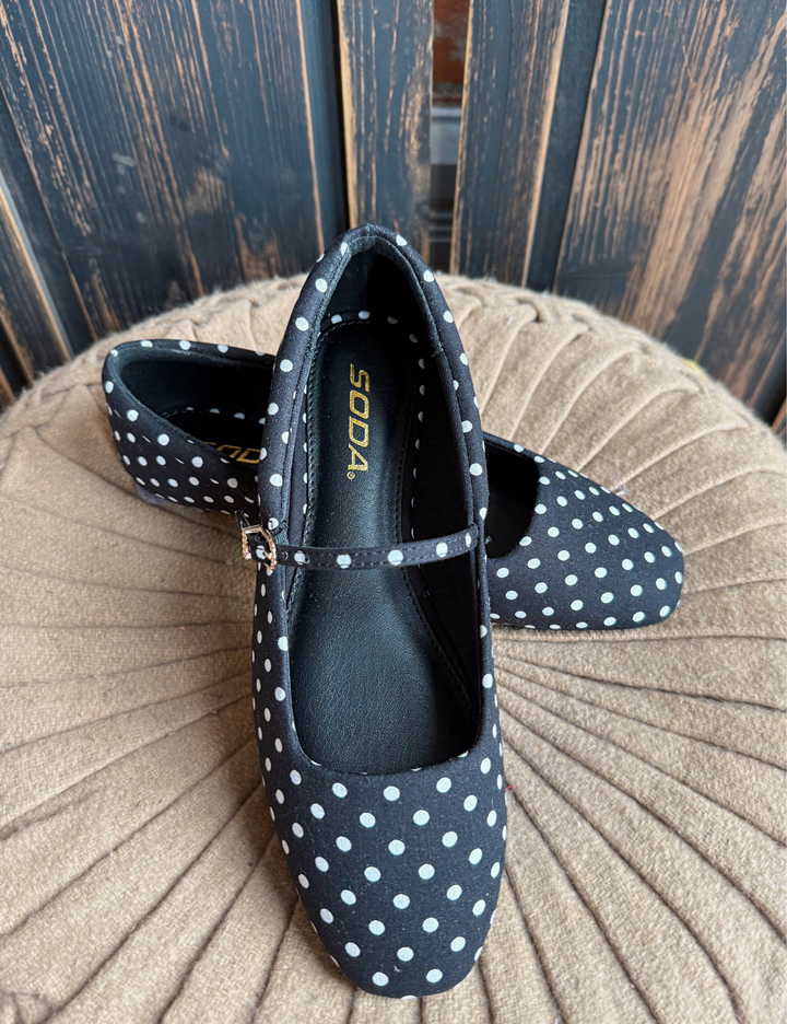 Kianna Polka Dot Flats
