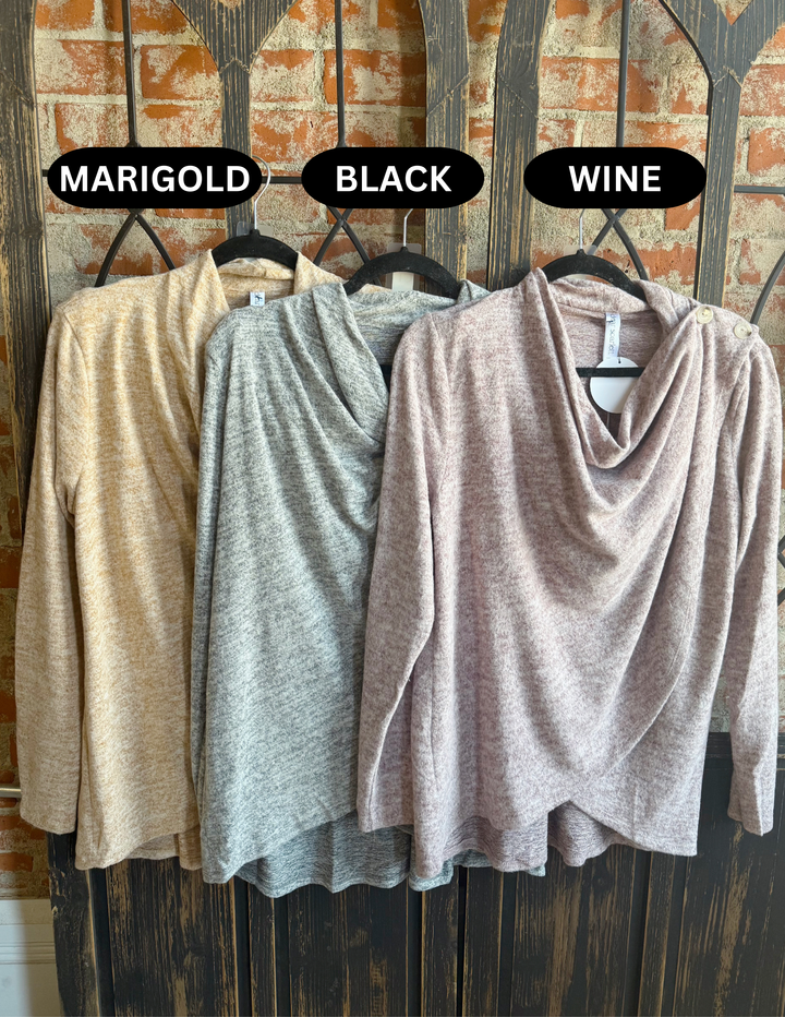 Take A Journey Poncho Cardigan-3 Colors