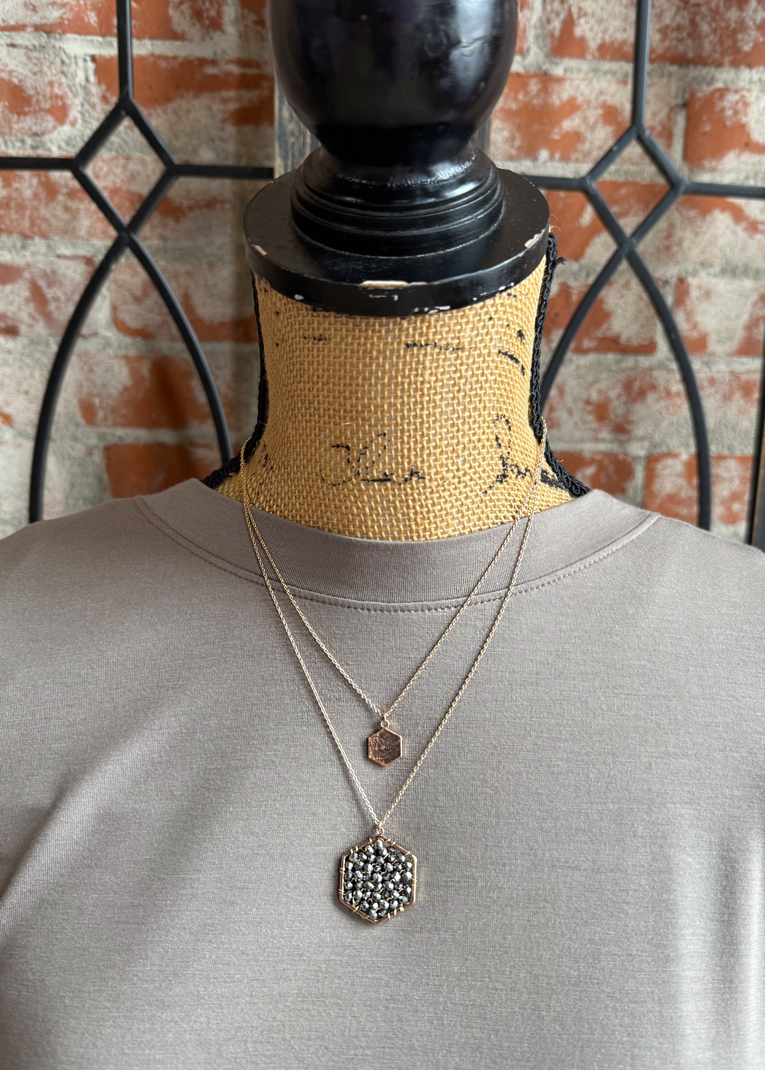 Carmen Hematite Necklace