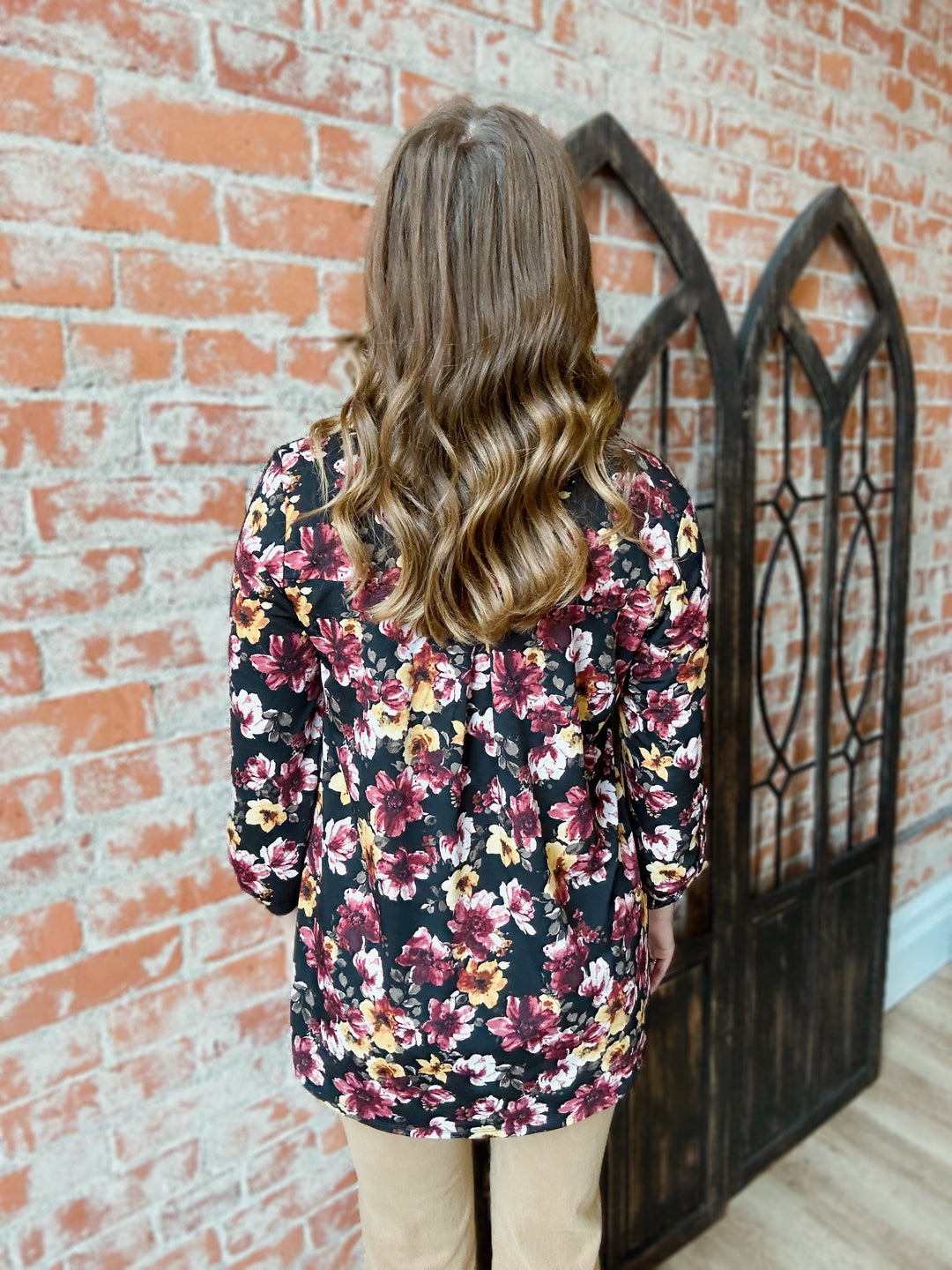The Golden Hour Floral Lizzy Blouse