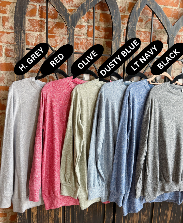 Take My Breath Away Brush Long Sleeve-Multiple