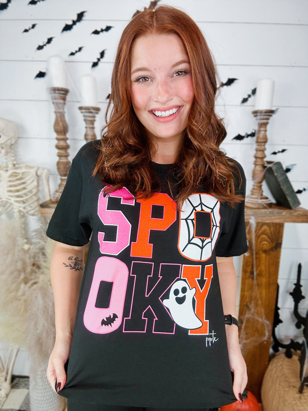 Colorful SPOOKY Graphic Tee