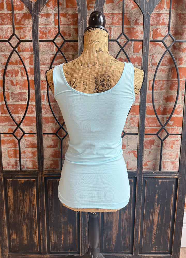 Favored Reversible Tank-Baby Blue