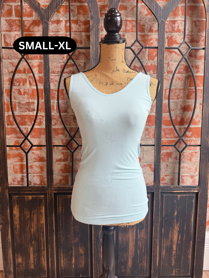 Favored Reversible Tank-Baby Blue