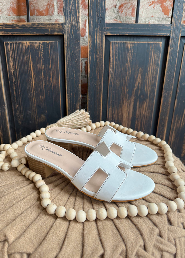 Pride White Sandal