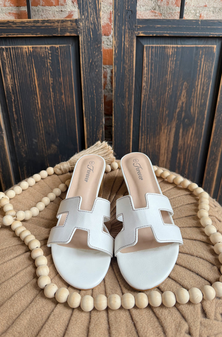 Pride White Sandal