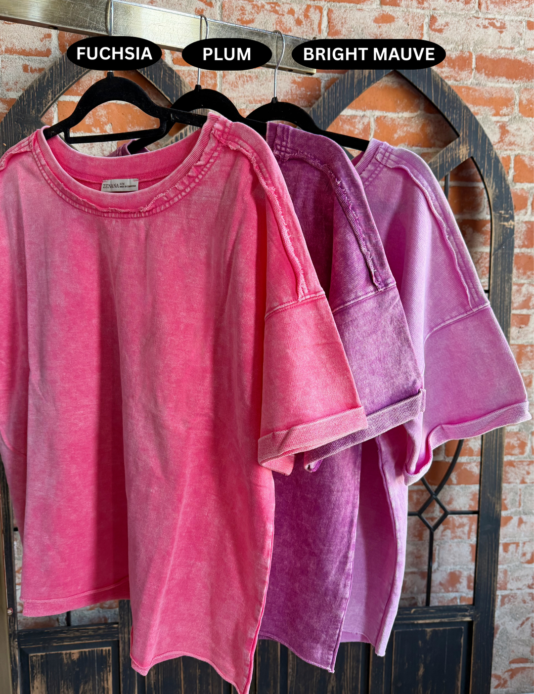 Be A Homebody Vintage Boyfriend Tee- Pink Tones