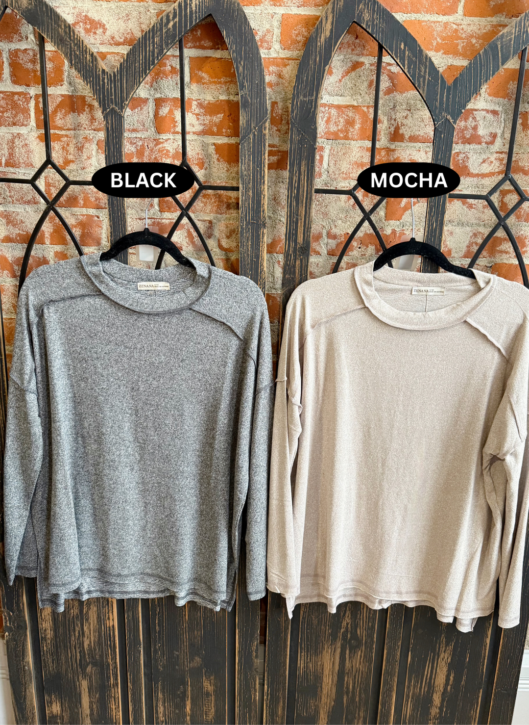 A Soft Hug Long Sleeve-Neutrals