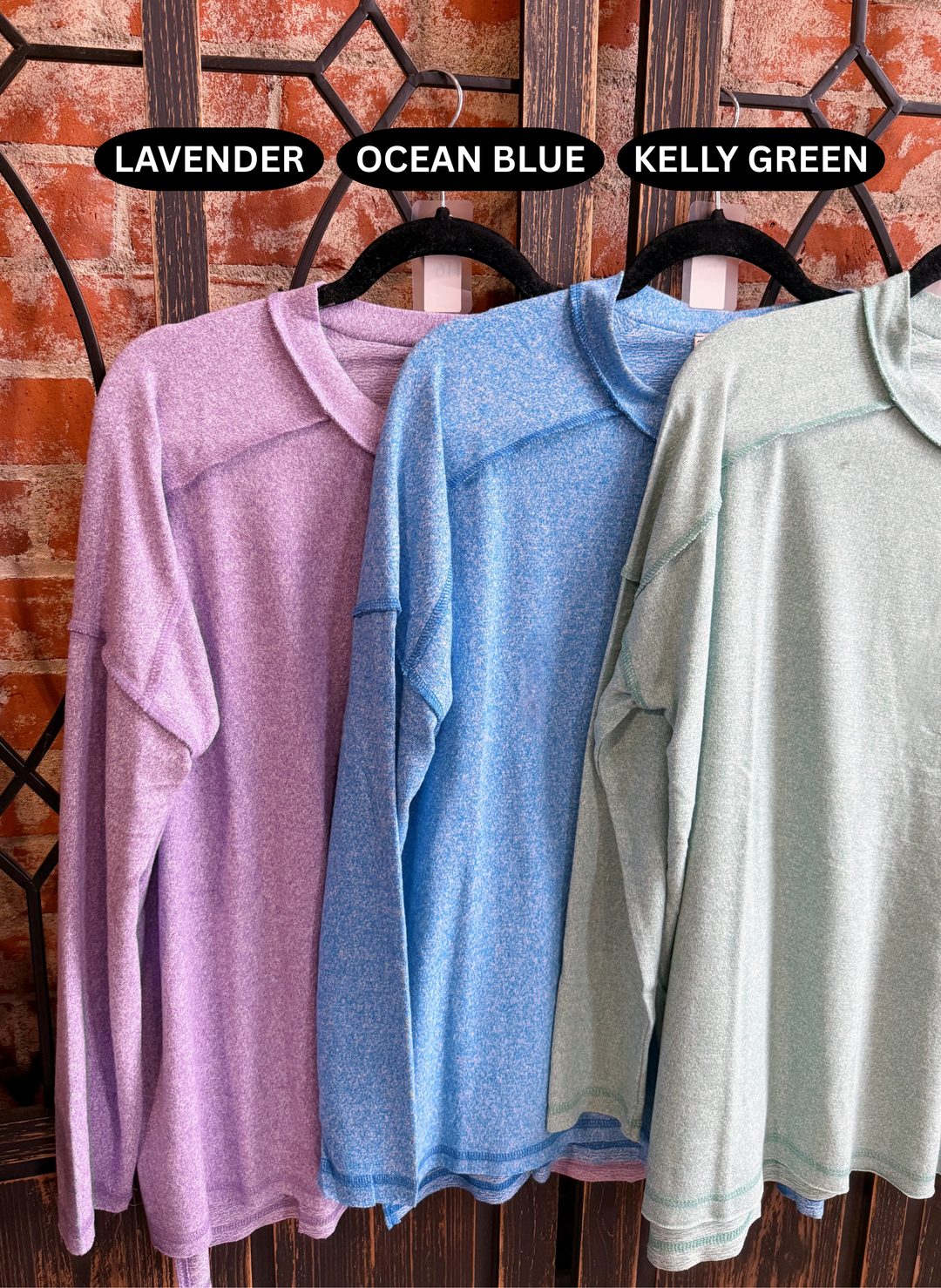 A Soft Hug Long Sleeve-Blue Tones