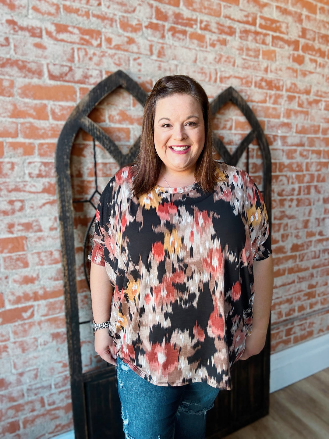 Paint The Town Boyfriend Blouse