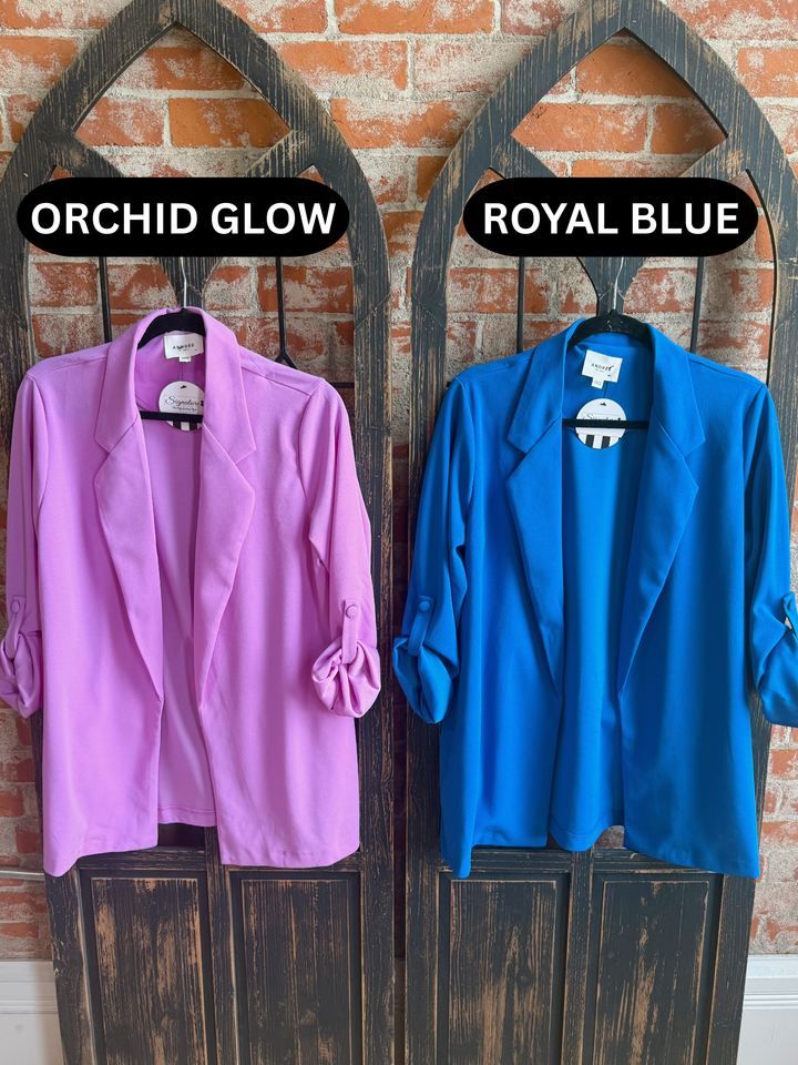 Show Your Sophistication Blazer-Summer Colors