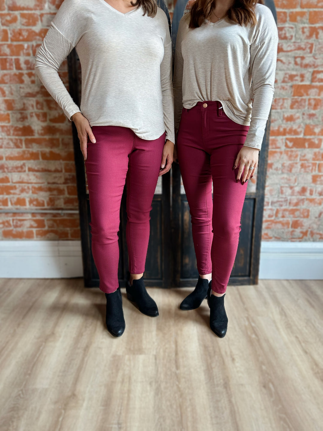 Like Magic Wine Rose Hyperstretch Skinny