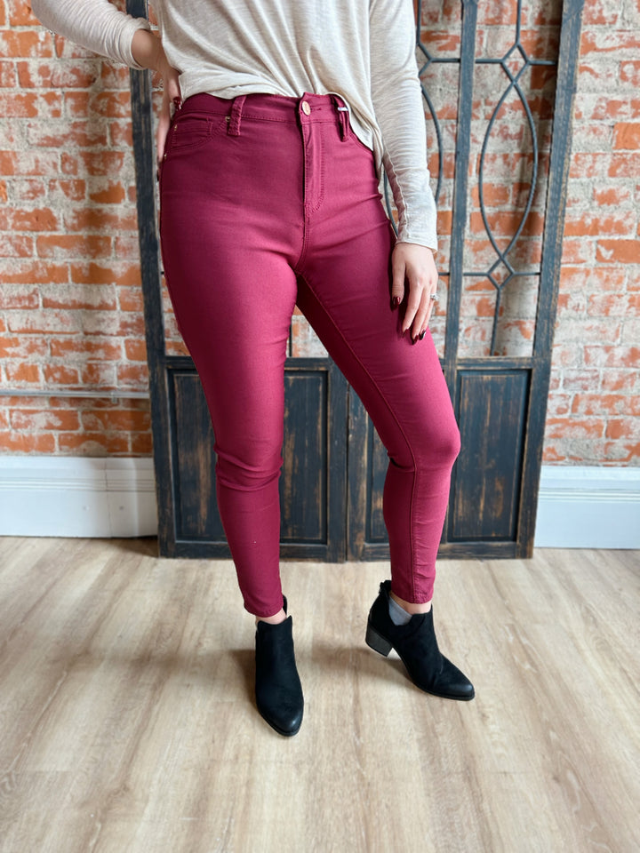 Like Magic Wine Rose Hyperstretch Skinny