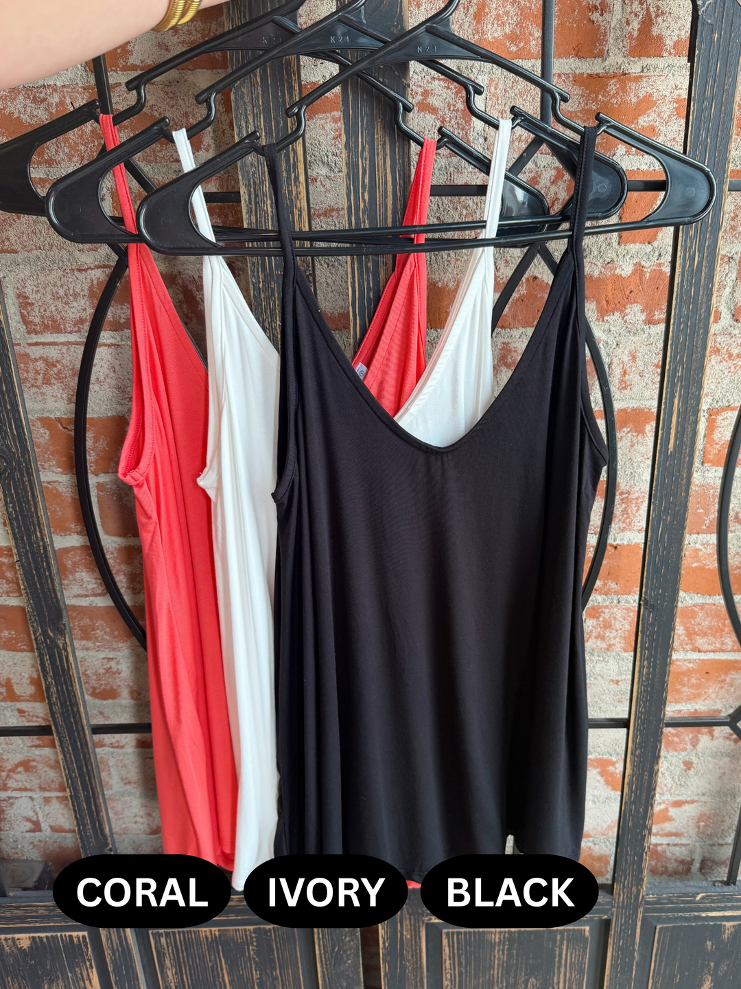 Great Experience Cami Tank-3 Colors