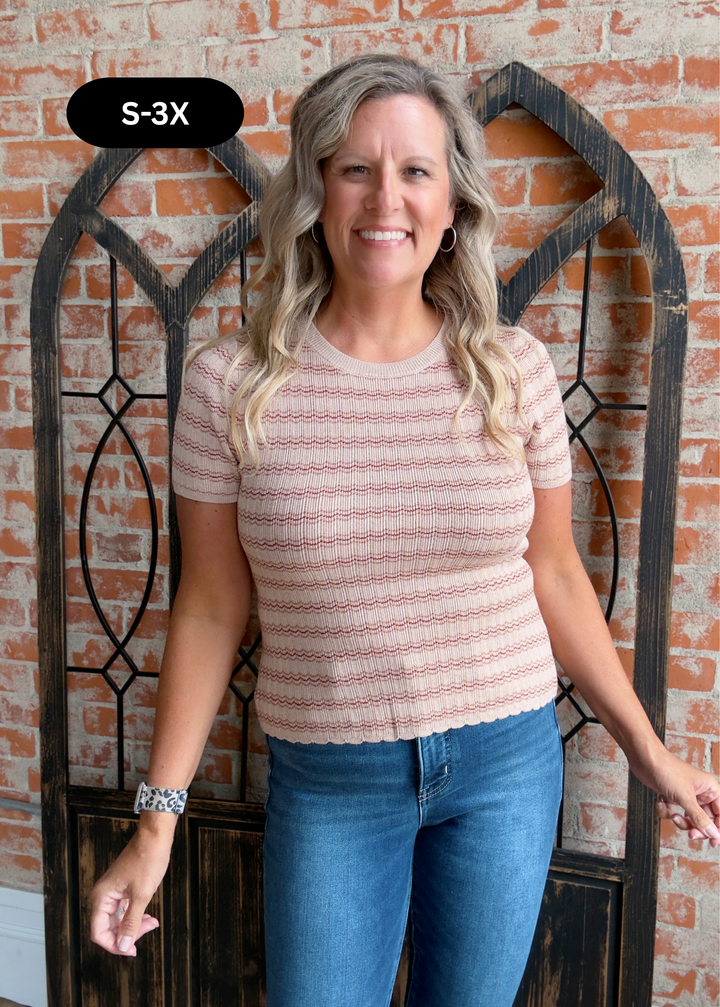 On The Path Striped Sweater