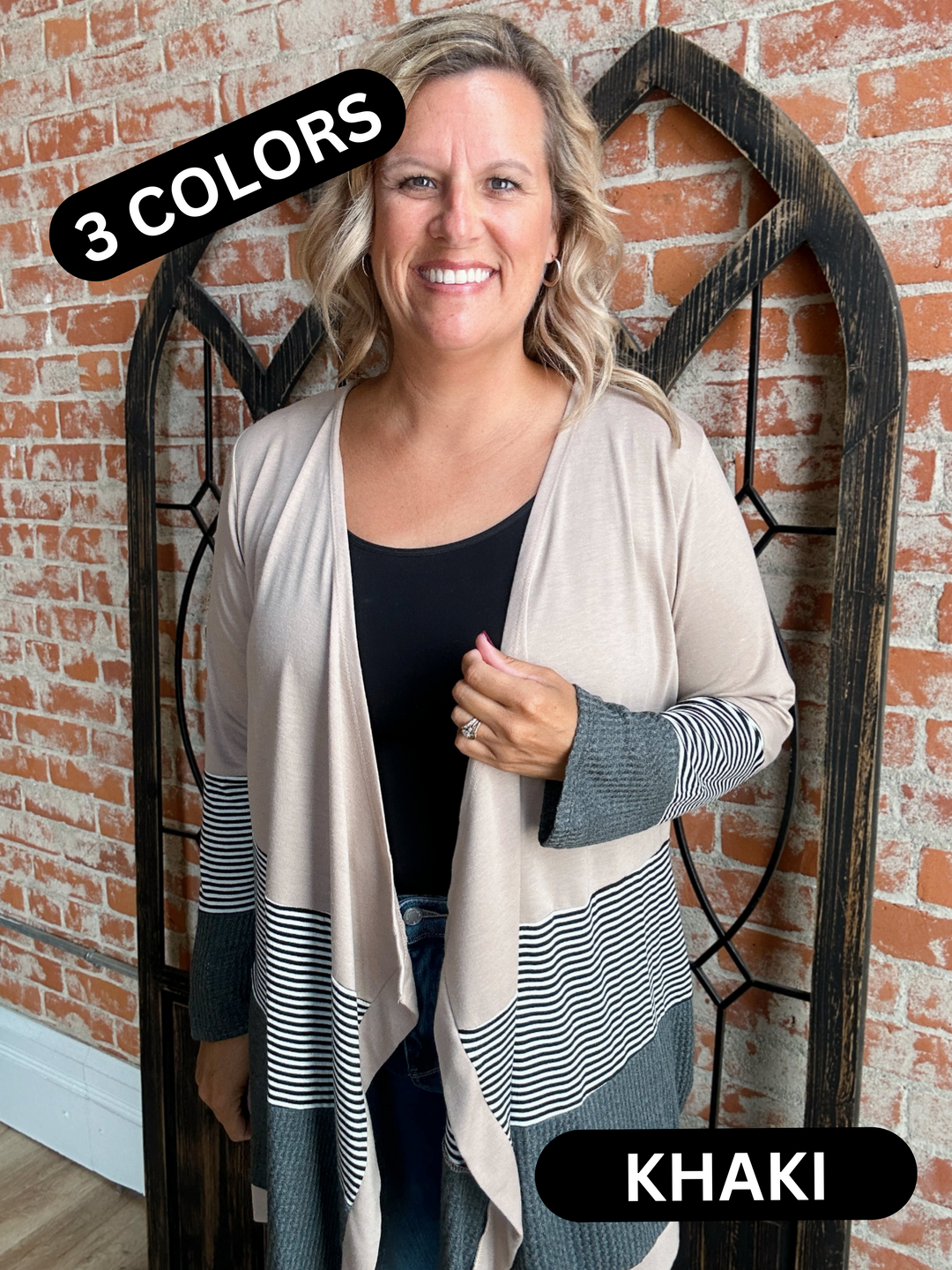 Fall Oasis Color Block Cardigan-3 Colors