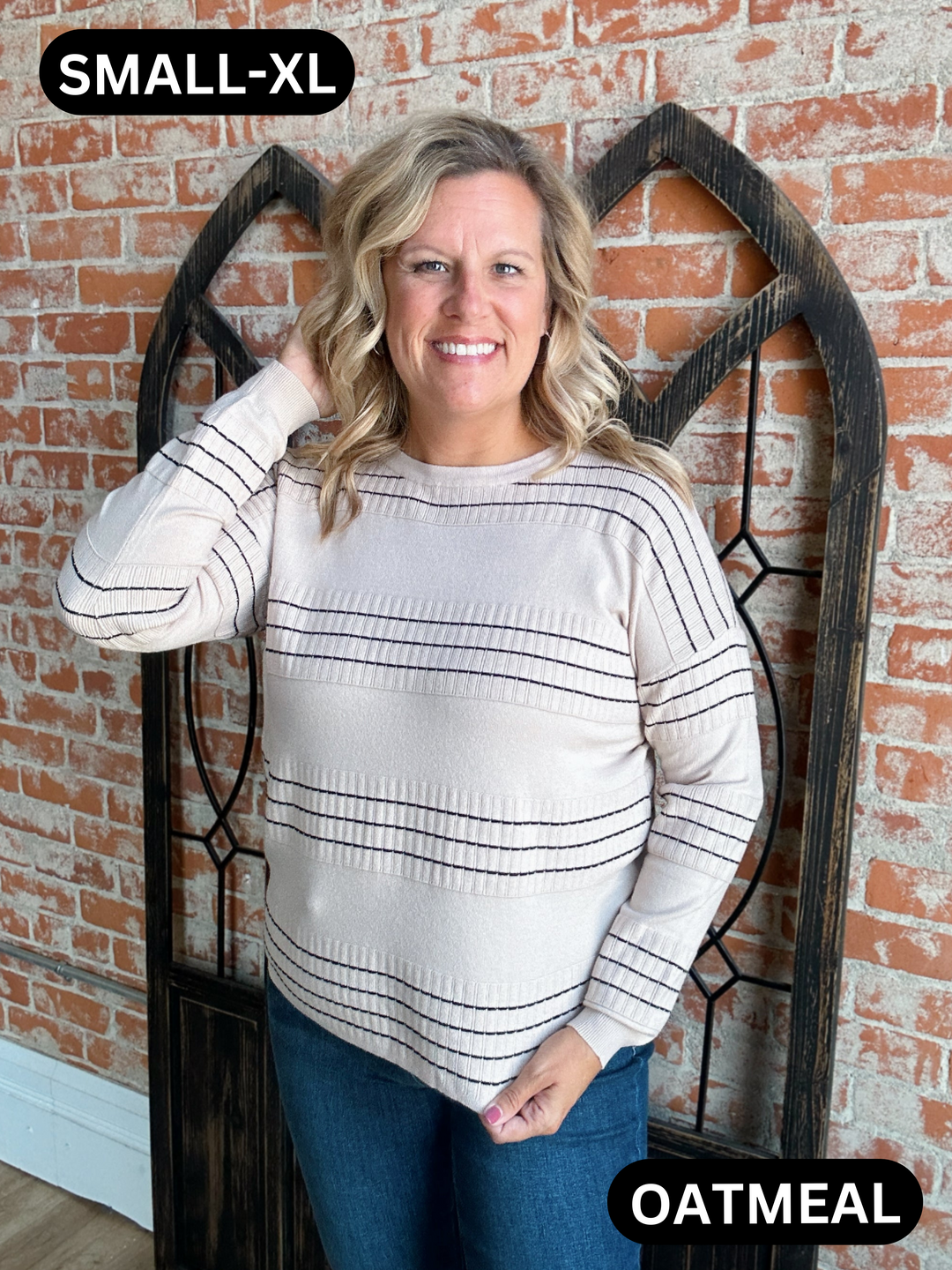 It's Always A Yes Striped Sweater-3 Colors