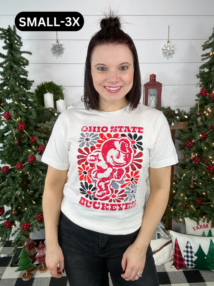 Groovy Buckeyes Graphic Tee