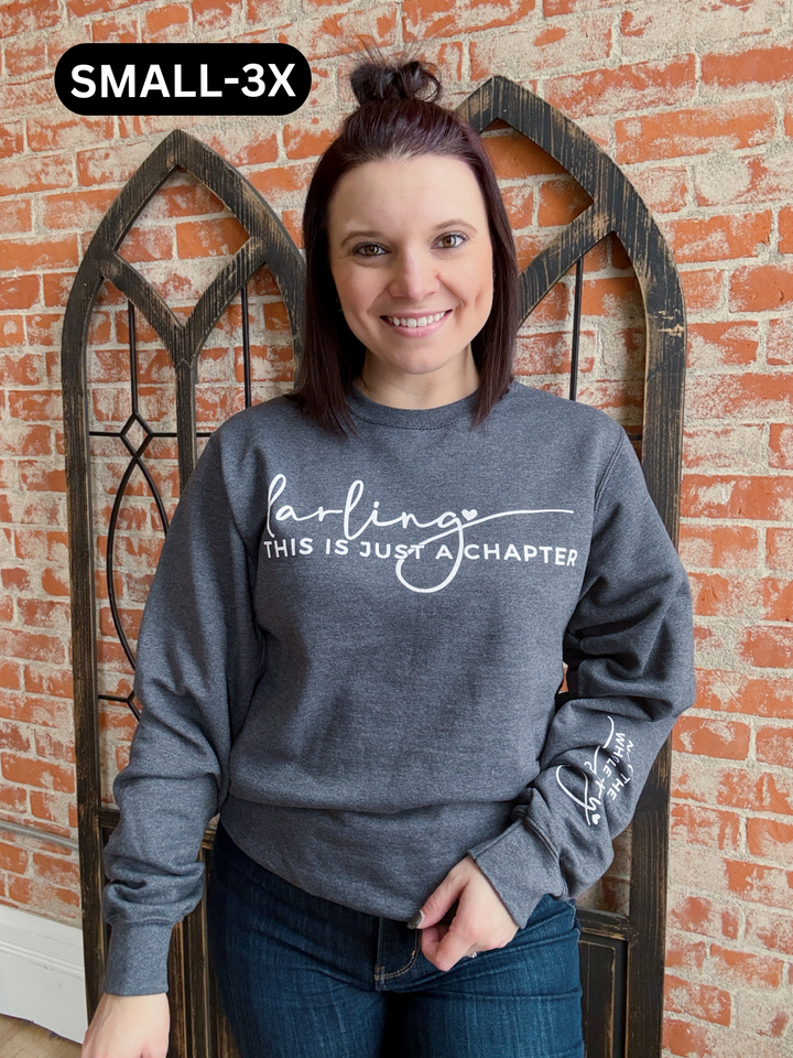 Just A Chapter Graphic Sweatshirt