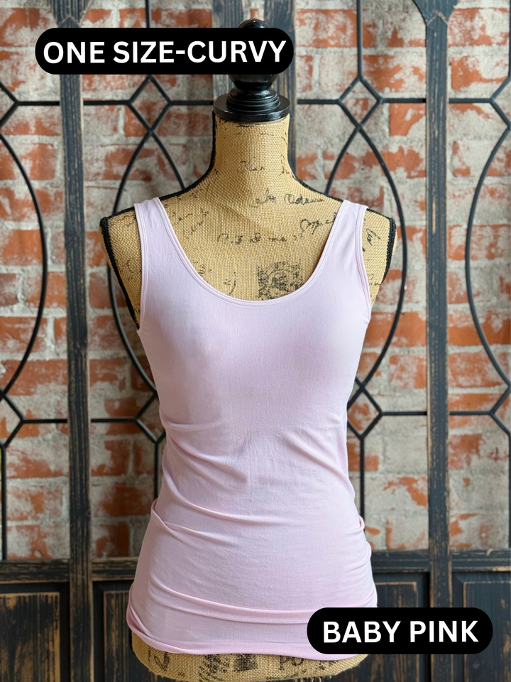 Reversible Favored Tank-Pink Tones