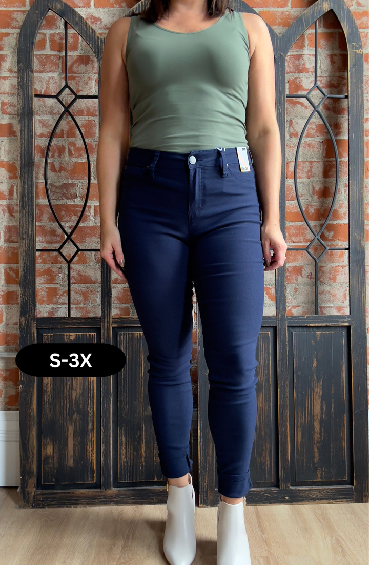 Like Magic Navy Hyperstretch Skinny