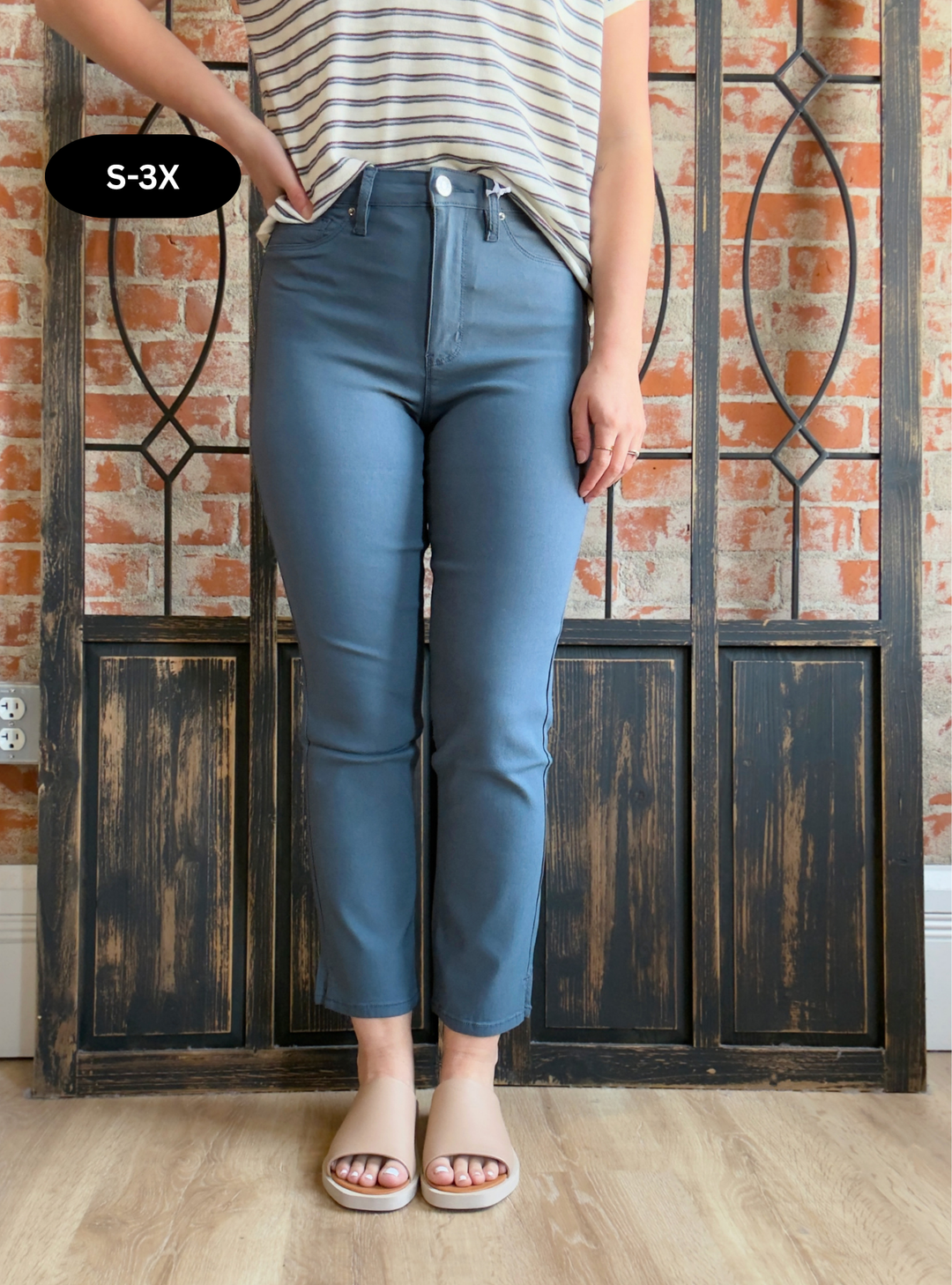 Magic Straight Pant -Indi Blue