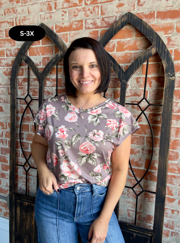 In Remembrance Floral Tee