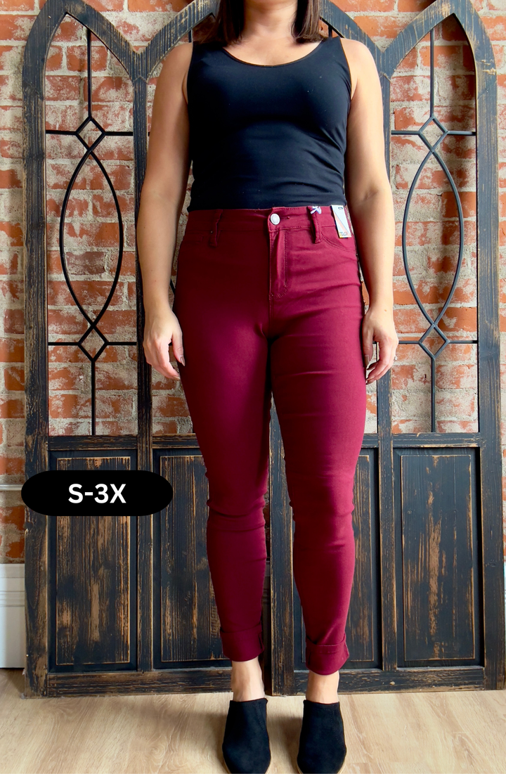 Like Magic Wine Rose Hyperstretch Skinny