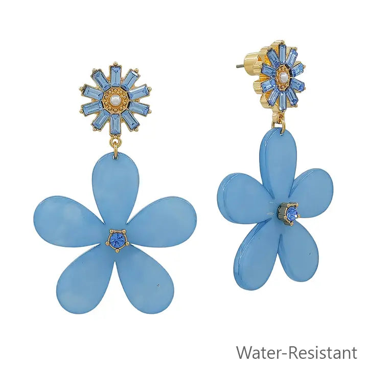 Acrylic Flower Earring-2 Colors