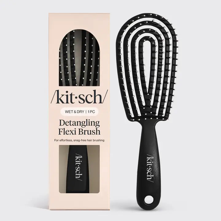 Kitsch Detangling Flexi Brush - Black