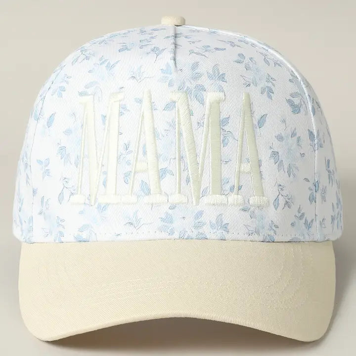Mama Floral Embroidered Hat