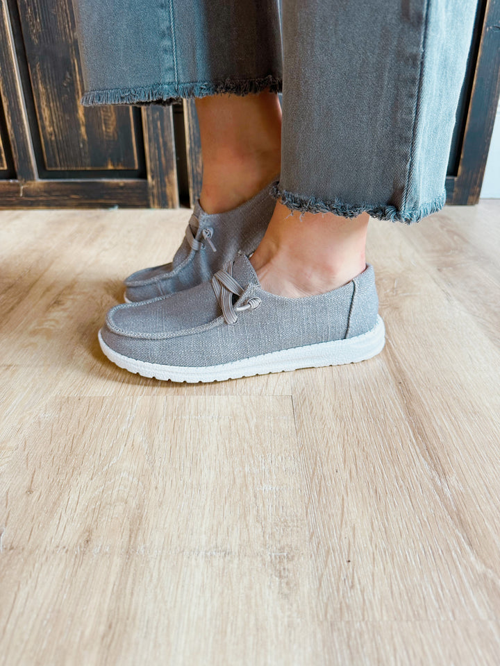 Very G- Grey Holly Charcoal Slip On