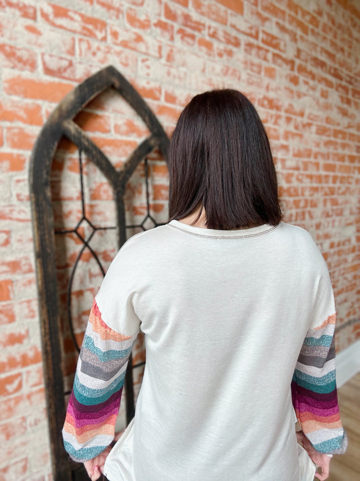 Let's Reminisce Striped Long Sleeve-2 Colors