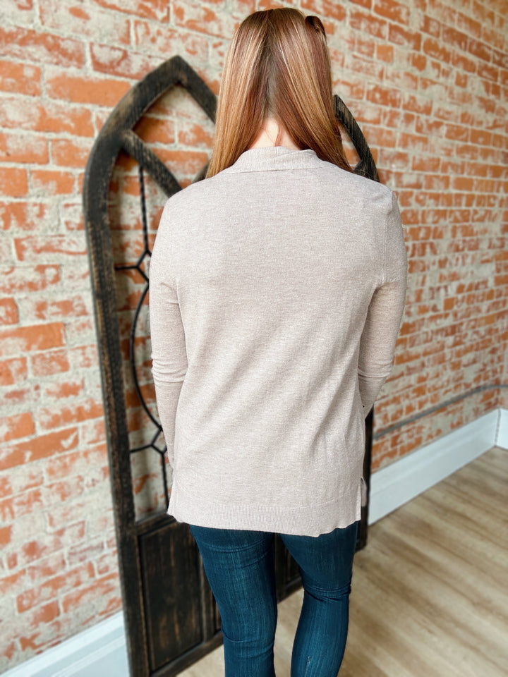 Time After Time Cardigan-Mocha