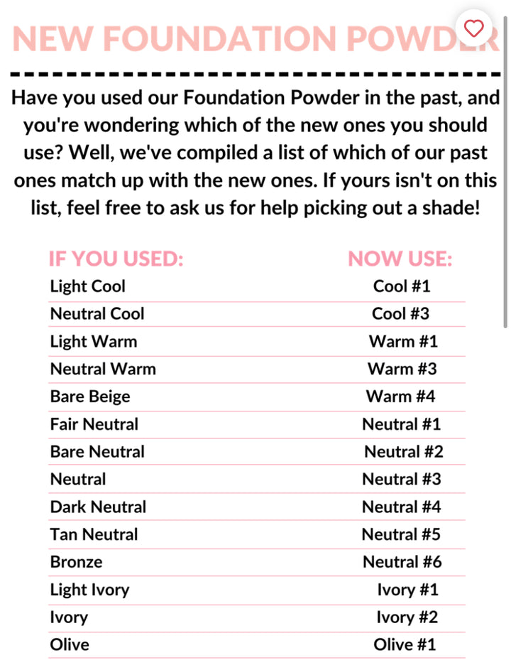 Mineral Foundation Powder
