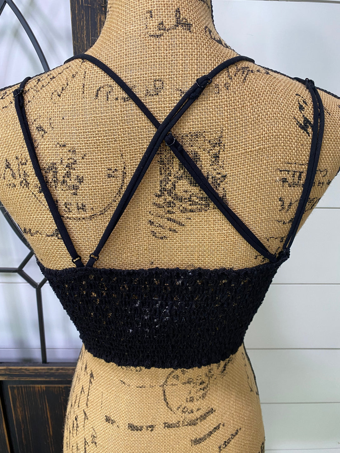 Lost In The Moment Bralette- Black